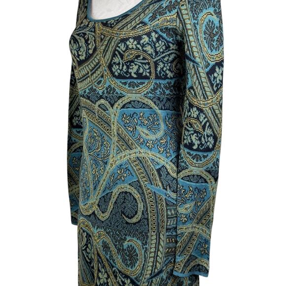 Peruvian Connection NWT Kashmiri 100% Pima Cotton Knit Long Sleeve Sweater Dress - Picture 11 of 14